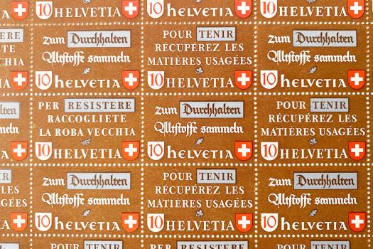 Helvetia 1942, Altstoff-Bogen